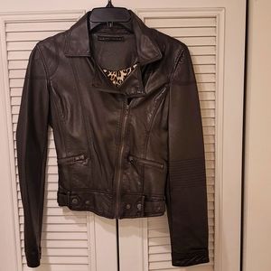 Signature 8 Faux Leather Jacket